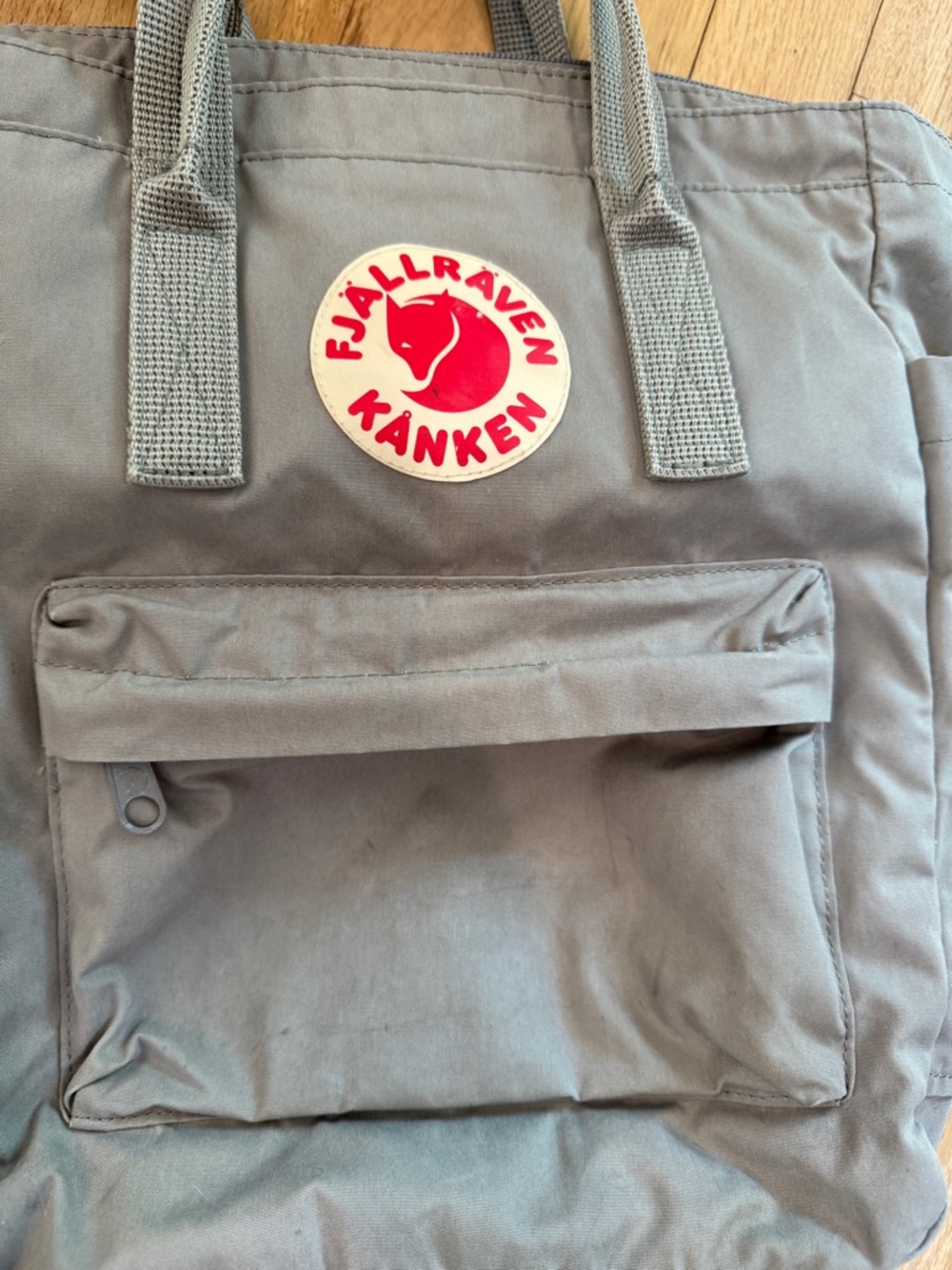 Fjallraven Totepak Large Fog Gray GUC - Picture 3 of 7